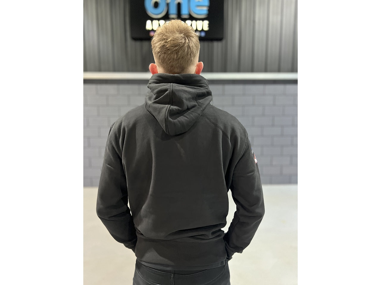 One Automotive Organic Hoodie – Black