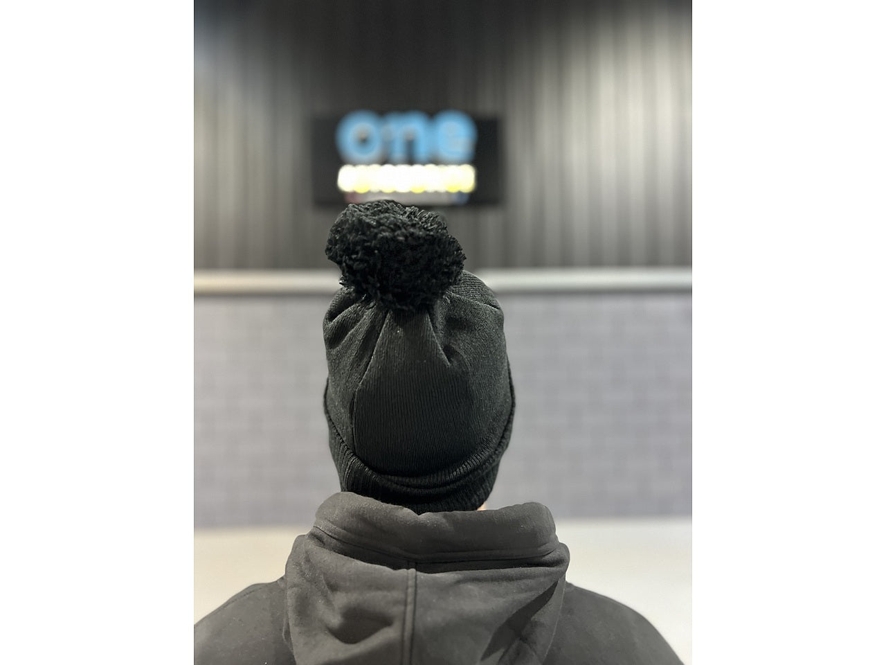 One Automotive Thermal Pom Pom Beanie – Black
