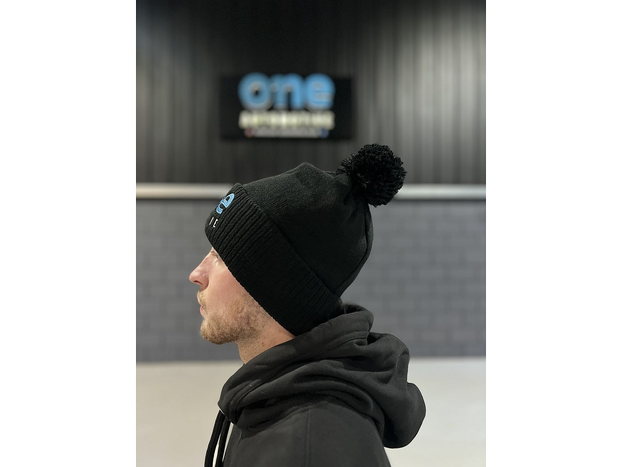 One Automotive Thermal Pom Pom Beanie – Black