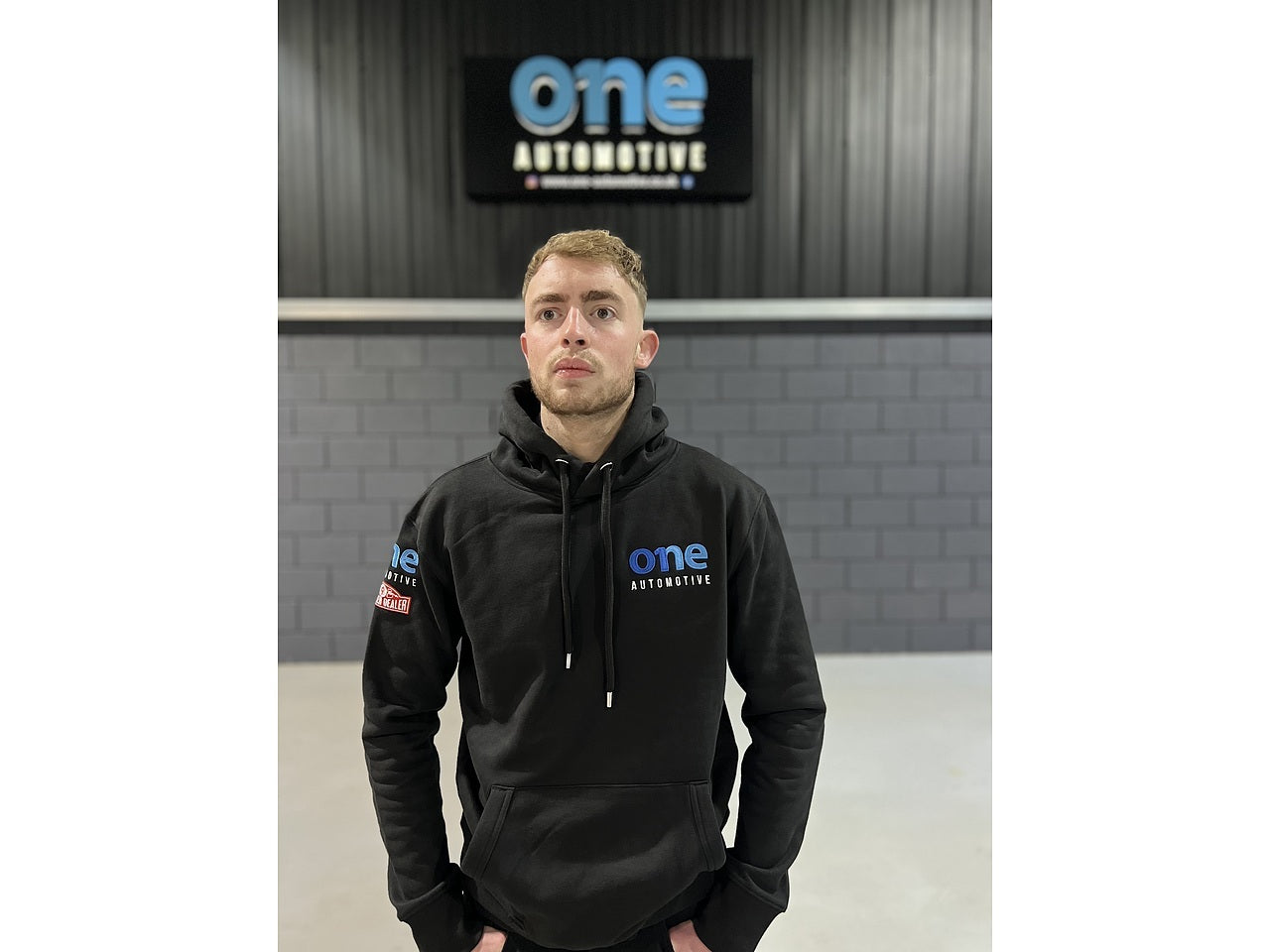 One Automotive Organic Hoodie – Black