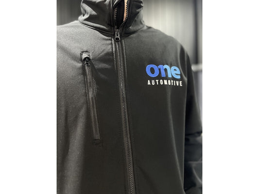 One Automotive 3-Layer Soft Shell Jacket – Black