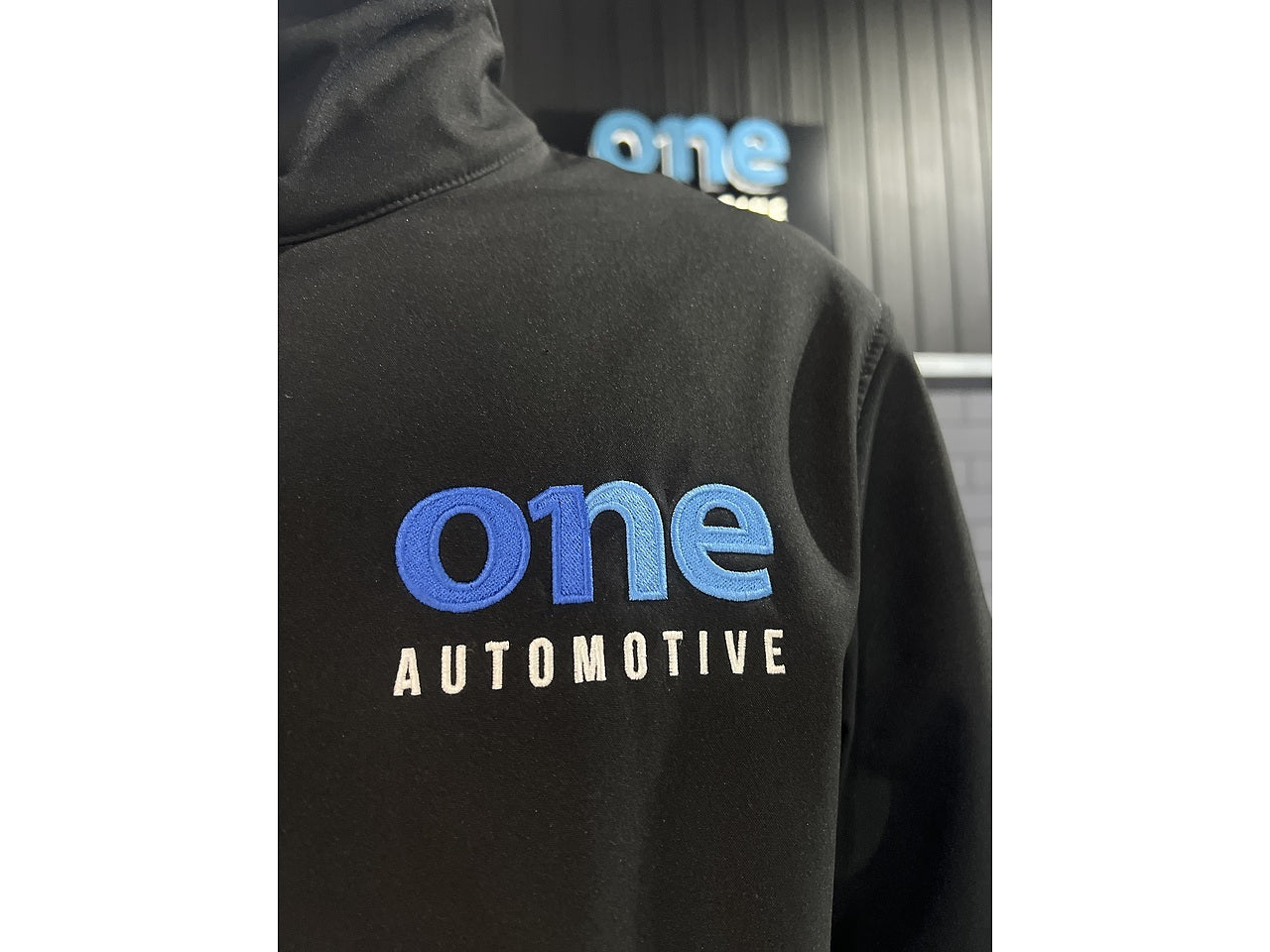 One Automotive 3-Layer Soft Shell Jacket – Black