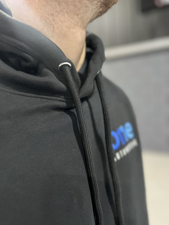 One Automotive Organic Hoodie – Black