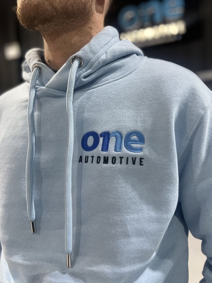 One Automotive Organic Hoodie – Blue
